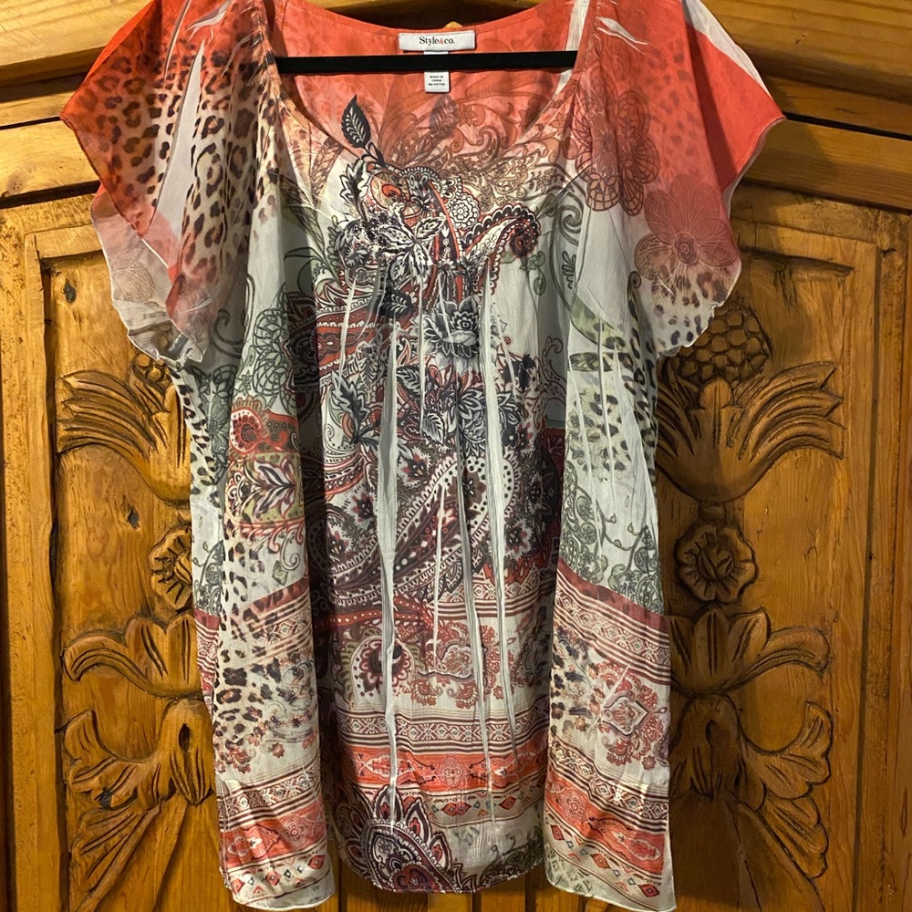 Style & Co Blouse Size XL